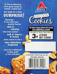 Atkins Peanut Butter Protein Cookie, Protein