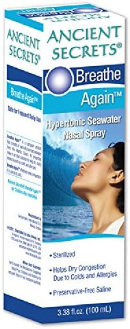Ancient Secrets Breathe Again Nasal Spray - 3.38 fl oz