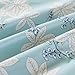 Vaulia Lightweight Microfiber Duvet Cover Set, Print Floral Pattern Design, Blue - King Size (3-Piece Set)