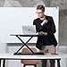 UPERGO Standing Desk Converter, Height Adjustable Sit Stand Up Desk 30inx20in,Aluminum Made Design for Monitor and Laptop,Sit to Stand in Seconds(ID-30B)