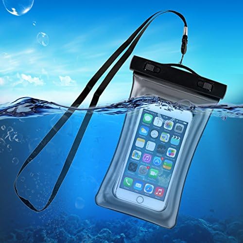 Universal Waterproof Case, FugouSell Durable Underwater Dry Bag Watertight Sealed Phone Case Bag Pouch with Waist Strap for Devices Up to 6.0"