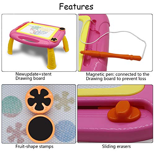 SLHFPX Gift for 2-6 Year Old Kids,Magnetic Drawing Sketching Writing Table for 1-6 Year Old Kid Toys for 2-6 Year Old Boys Girls Toddlers