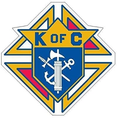 Knights of Columbus Poster for car | 3 Size Vinyl Sticker Decal M487 | Knights of Columbus Emblem (3 inch)