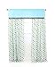 Bacati - Elephants Aqua/Lime/Grey Mini Elephants Curtain Panel