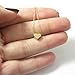 S.J JEWELRY Fremttly Handmade 14k Gold Fill Mini Heart and CZ Pendant with Dainty Chain Choker Necklace-CK2-Heart