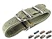 20mm Watch Strap Zulu Nato Band Watchband Premium Canvas Army Green Sports Military Army 3 Solid Polishing Round Ring Buckle Wrist Length 150 To 220mm 1.8mm Thickness Fashion Trend NYS109 JRRS7777
