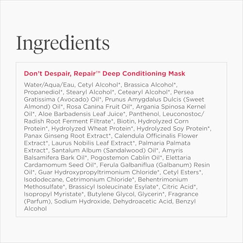 Briogeo Don't Despair, Repair! Deep Conditioning Mask | Protein + Moisture Balance Conditioner for Dry, Damaged, Color-Treated Strands | Vegan & Cruelty-Free