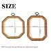 Embroidery Hoops Cross Stitch Hoop Embroidery Circle Set For Art Craft Handy Sewing Octagon