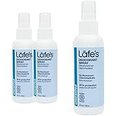 Lafe's Natural Deodorant | 4oz Aluminum Free Natural Deodorant Spray for Women & Men | Paraben Free & Baking Soda Free with 24-Hour Protection | Unscented | 3 Pack