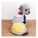 Dog Clothes Euone Puppy Coat Pet Warm Sweater Hoodie Jumpsuit Outwear (S, Pink)