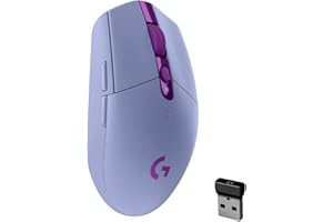Logitech G305 LIGHSTPEED Wireless Gaming Mouse, Hero 12K Sensor, 12,000 DPI, Lightweight, 6 Programmable Buttons, 250h Batter