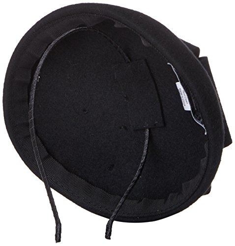 San Diego Hat Company Women's Derby Dress Wool Felt Fascinator Hat with Bow Detail, Black, Total Units