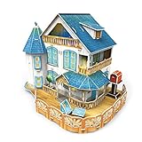 3D Puzzle Place Cubic Classic Rural Villa Dollhouse
