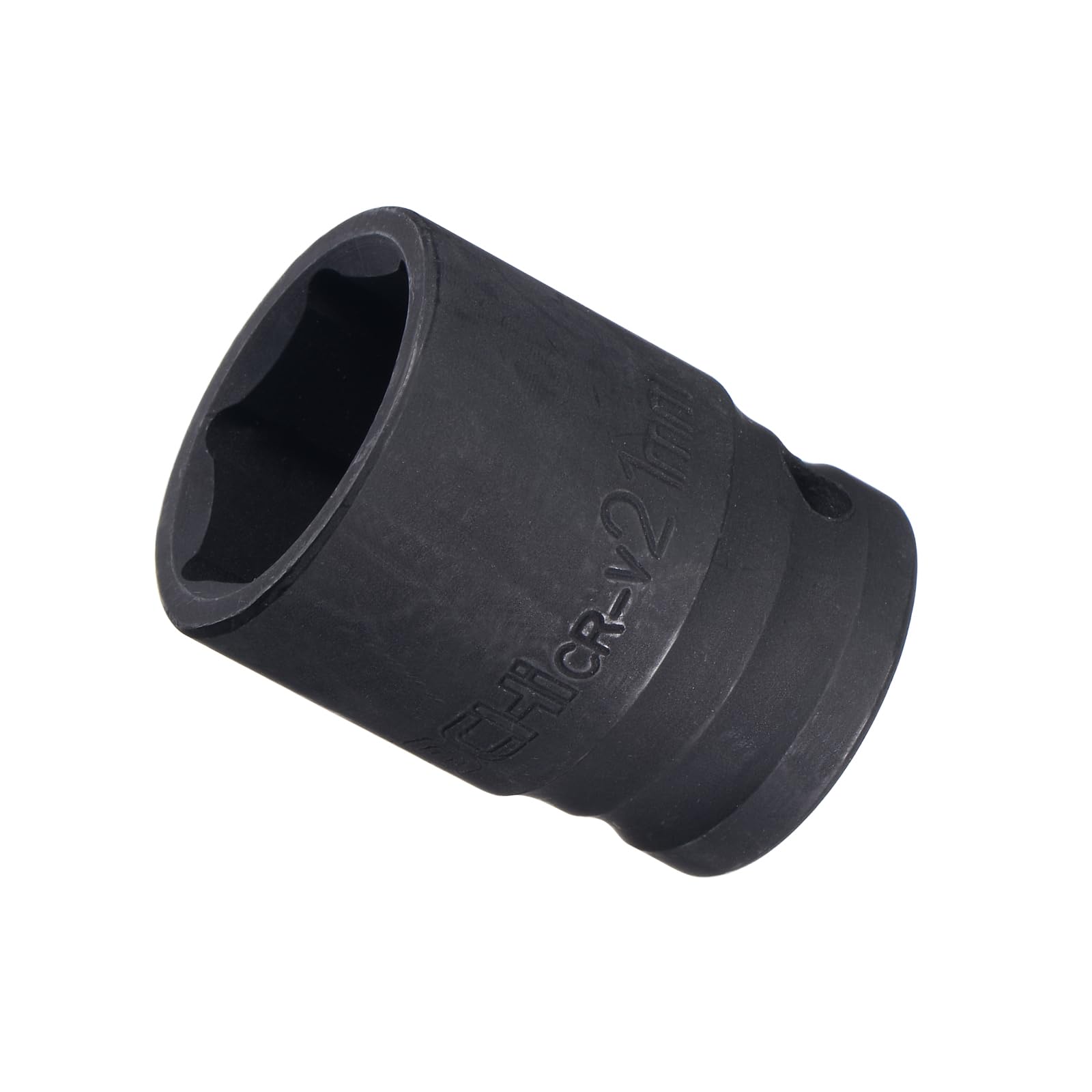CoCud Deep Impact Socket, 1/2 Inch Drive 21mm Socket Size, CR-V 6-Point Metric Deep Sockets - (Applications: for Remove Tighten Hex Head Bolts Nuts)