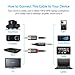 RCA Audio Cable Tuwejia Super HD 3.5mm AUX to 2RCA 6Feet Y Splitter Stereo Audio Cable Male Type OFC Conductor Dual Shielding Gold Plated High-End Metal Shell (6Feet)