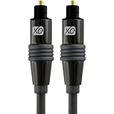 XO Digital Optical Toslink Cable 1m / 1 Metre Premium Install Series - suitable for PS3, PS4, XBOX One, Sky HD, LCD, LED, Plasma, Blu-ray, Home Cinema Systems, AV Amps