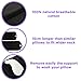 Travel Pillow Set : 100% Cotton Travel Neck Pillow Memory Foam Support, Sleep Mask, Earplugs - Airplane Pillows - Flight Pillow Wrap Sleeping Travel Accessories - Travel Essentials Black
