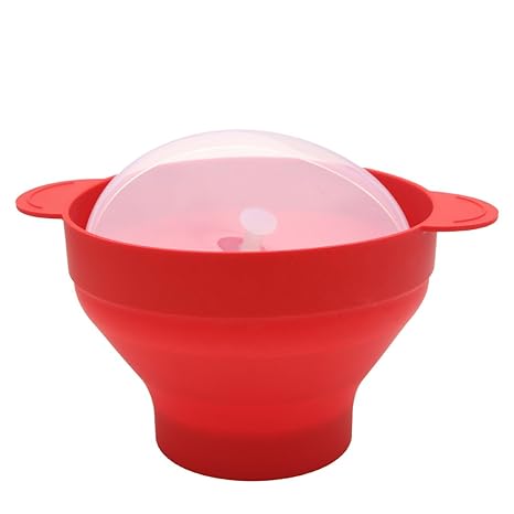 Guoyy - Cuenco plegable de silicona para microondas, con ...