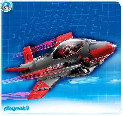 playmobil fighter jet
