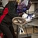 Lincoln Electric womens leather Jessi Combs Women s Shadow Welding Jacket, Black/Red, X-Small US
