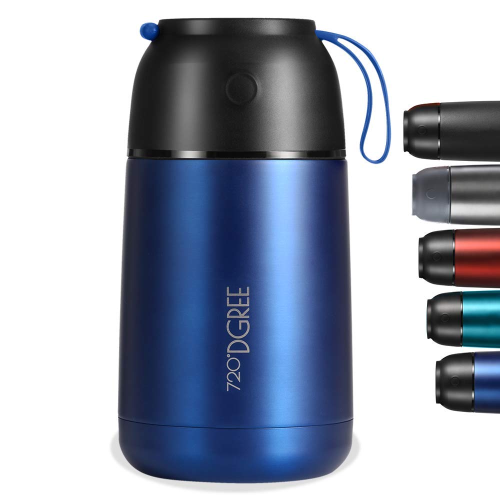720°DGREE Thermo Food Flask “wunderJar“ 730ml - Premium Stainless Steel, BPA-Free - Insulated Container for Hot Lunch, Meal Prep, Soup & Outdoor-Dinner - Storage Box for Cold Ice or Yoghurt to go