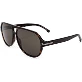 HUGO BOSS Unisex Sunglasses, 086/Ir Havana, 59