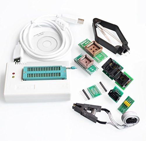 EASILYY MiniPro V6.1 TL866CS Prgrammer USB Universal Programmer + 6 PCS ADAPTERS +SOP8 TEST CLIP