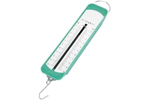 JECTSE Newton Force Meter Spring Scale, Pull-Type Hanging Spring Dynamometer Mechanical Instrument 10N, Measure The Mass of Objects Within 1kg