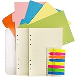 CA Mode(JP) 2パック 詰め替え用紙 6穴 5スタイル 45枚（90ページ） A6 バインダー ルーズリーフ ノートブック