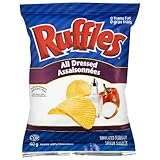 Lay's Ruffles Potato Chips, All Dressed, 40 Grams/1.4 Ounces