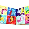 Set of 4 Baby Bath Books | First Words ABC Letters & Numbers | Plastic Coated & Padded | Floating Fun Educational…