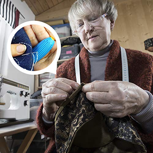 2 PCS Sewing Thimble Perfect for Pushing Needle Through Thick Fabrics