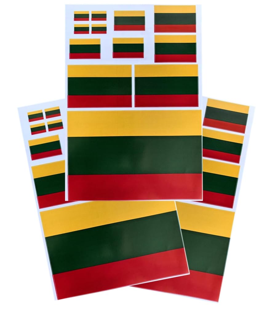 EUIOSFDC Decal in Multiple Sizes Lithuania Flag
