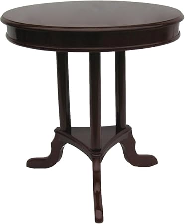 Home Source Industries AF070 Tisch, rund, Mahagoni: Amazon.de: Küche