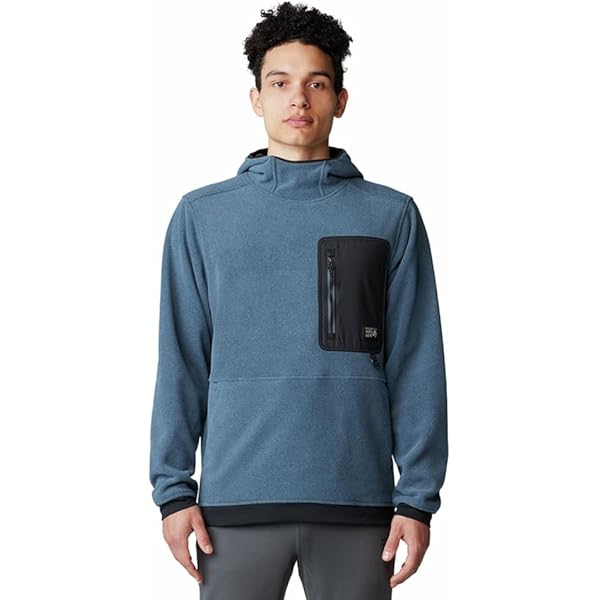 Mountain Hardwear Men's Standard Glacial Trail Hoody, Foil