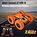 RC Stunt Cars for Kids Remote Control Car Double Sided 360°Rotating Radio Controlled Car High Speed RC Truck Off Road Crawler Rechargeable Electric Toy for Boys Girls Birthday Xmas Gifts Orange
