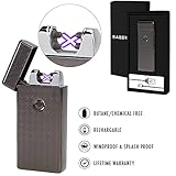 Saberlight X Dual Arc Plasma Lighter - Rechargeable Flameless Plasma Beam Lighter - Electric Lighter - Plasma Lighter - Rechargeable - no Butane - splashproof - Windproof