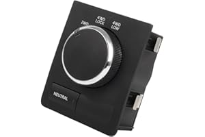 RAGBUSCLE 4WD Car Switch 4X4 Wheel Drive Button, Replaces 4602973AA, 4602973AB, 4602973AC, 1S15812, 4WD Transfer Case Switch,