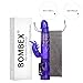G-spot Rabbit Vibrator, BOMBEX Rotating Dildo Clitoral Stimulator for Beginner, Waterproof Orgasm Massager Classic Adult Sex Toy for Women (Purple)