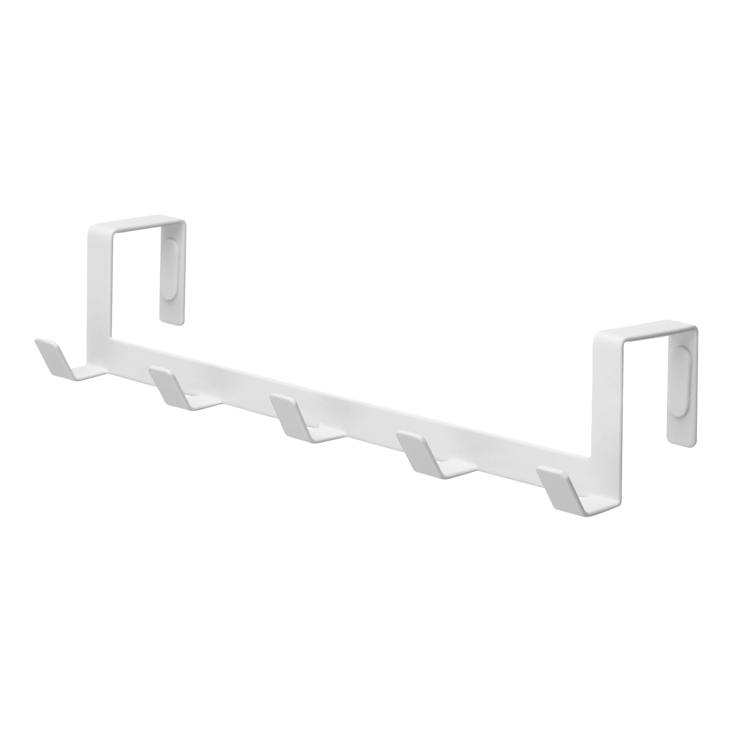 YAMAZAKI 7649 SMART Over-the-Door Rack Wide, White, Steel, Minimalist, 30 x 7 x 6 cm