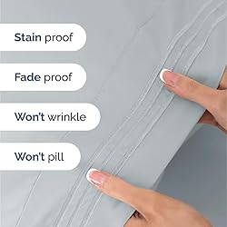 Cal King Size 4 Piece Sheet Set - Comfy Breathable