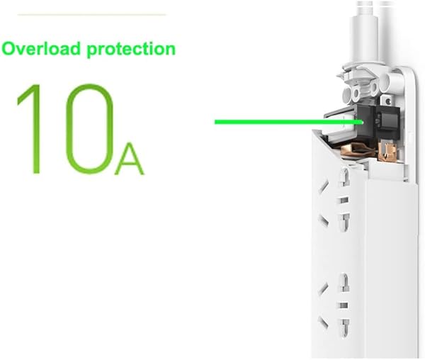 Smart Home Toma de corriente electrnica de carga rpida 3 USB 3 tomas Extensin de interfaz de enchufe estndar UE Reino Unido Color White Standard UK Plug