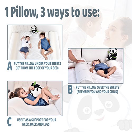 [L Bamboo] DreamyPanda Toddler Bed Rail Bumper/Foam Guard for Bed