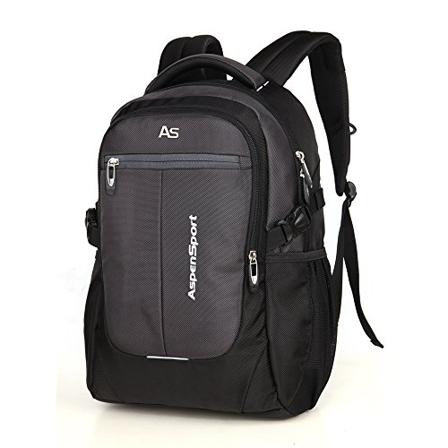 ASPENSPORT Laptop Backpack for Men School Student Bookbag Fit 15.6ï¼‚Water Repellent