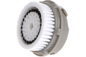 CONVELIFE Facial Cleansing Brush Head Replacement, Facial Cleansing Brush Head, Normal Facial Brush Heads, for Acne Prone, Clogged, Enlarged Pore, Sensitive, Delicate and Dry Skins (Grey/1Pack)
