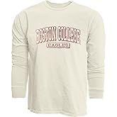 Blue 84 NCAA Unisex-Adult NCAA Officially Licensed Long Sleeve T-Shirt Ivory Dyed Ringspun Vintage