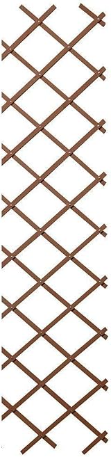 Gardman Riveted Garden Trellis Tan 1.8 x 0.3m Heavy Duty Diamond Grid