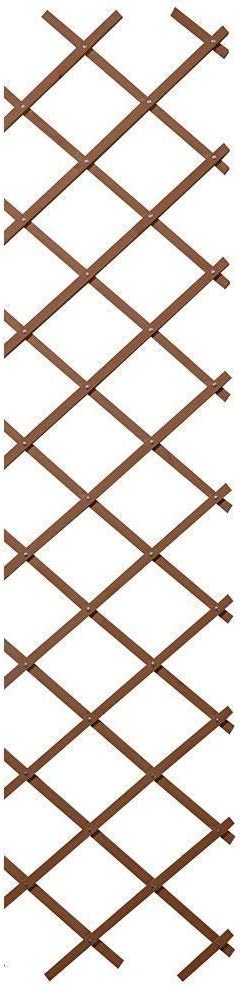 Gardman Riveted Garden Trellis Tan 1.8 x 0.3m Heavy Duty Diamond Grid