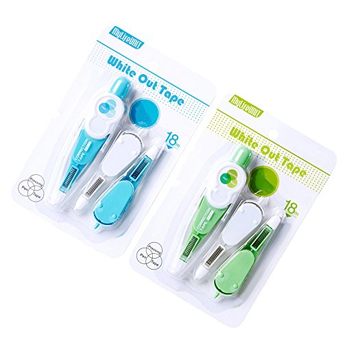 MyLifeUNIT White Out Tape Pen, 20 Feet Refillable Correction Tape Wide