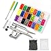 ALLIMITY 460pcs T5 Plastic Resin Press Stud Cloth Diaper DIY Button Fastener Snap Pliers